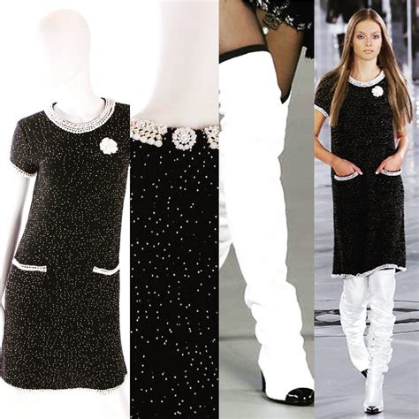 chanel pearl dress